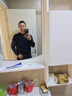 布先生100%羊毛衫男士半高領(lǐng)毛衣厚純色針織打底衫 寶藍 M/170  曬單實(shí)拍圖