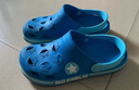 酷趣（Coqui）兒童洞洞鞋男童女童輕質(zhì)排沙兩穿休閑拖鞋大童星空藍30-31 CQ8537 曬單實(shí)拍圖
