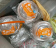 變度一次性碗筷套裝PS水晶碗食品級耐高溫四五件套餐具塑料航空碗加厚 加厚400ml水晶碗+勺子(40套) 曬單實(shí)拍圖