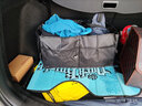 那卡汽車(chē)用收納箱雜物袋車(chē)載后備箱整理盒儲物箱牛津布大號置物箱可折疊垃圾桶黑色 曬單實(shí)拍圖