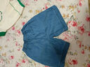 gxg.kids[天絲牛仔]GXG童裝兒童短褲夏新品新中式?jīng)龈心型宸盅澴?牛仔藍 120cm 曬單實拍圖