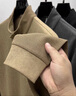 皮爾卡丹（pierre cardin）半拉鏈立領(lǐng)衛(wèi)衣男春秋季運(yùn)動(dòng)透氣t恤男長袖內(nèi)搭男士秋裝打底衫潮 卡其 XL 175【建議體重體重130-150斤】 曬單實(shí)拍圖