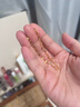 潮宏基 玉翩黃金手鏈女士足金手飾送女友生日七夕禮物 計價 約1.85g 鏈長約16cm或17cm 曬單實拍圖