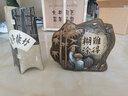 大井新中式家居裝飾品擺件客廳玄關(guān)陶瓷創(chuàng)意禪意辦公室手工繪畫(huà)禮品 雕塑 難得糊涂  新 曬單實(shí)拍圖