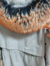 雷公馆 派克服女2021冬季新品皮草外套中长款连帽毛领獭兔内胆可拆卸品牌大衣尼克服 灰色 L 实拍图