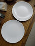熙萌星牛排盤(pán)子純白陶瓷圓形西餐盤(pán)子家用菜盤(pán)碟子淺盤(pán)平盤(pán)菜碟西式餐具 11英寸(淺盤(pán)) 曬單實(shí)拍圖