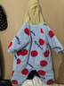 papa爬爬冬季嬰兒夾棉連體衣男女寶寶棉爬服加厚保暖外出可愛(ài) 藍色 80cm 曬單實(shí)拍圖