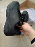 安踏男鞋運動(dòng)鞋男冬季軟底耐磨防潑水皮面跑步鞋減震戶(hù)外休閑鞋子男 【加絨皮面】5529黑-2 41 (255mm) 曬單實(shí)拍圖