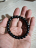月印百川 黑檀木手串 高油高密桶珠男女款單圈檀香手鏈 約8*9mm 單圈手串 曬單實(shí)拍圖