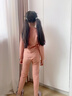 優(yōu)科（YOUKE）德絨兒童保暖內(nèi)衣套裝女童秋衣秋褲中大童睡衣寶寶男童秋冬季加絨 藕粉【高腰  雙層加厚保暖】 170 （推薦身高165-175)CM） 曬單實拍圖