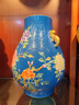伯莎丹頓（BERTHA DENTON）景德鎮(zhèn)陶瓷花瓶手繪花開富貴客廳電視柜擺件工藝品收藏禮品高檔 手繪琺瑯彩《花開富貴》 曬單實拍圖