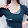 奢萊斯勒奢侈飾品【七夕情人節(jié)禮物】項鏈女莫桑石吊墜百搭首飾生日送女友 【藍色】 順豐 品牌禮盒 曬單實拍圖