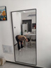 家用全身鏡壁掛式舞蹈鏡防爆貼墻穿衣臥室掛墻大鏡子全國上門(mén)安裝 黑色 高180厘米*寬80厘米高超白鏡面 曬單實(shí)拍圖