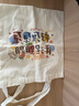 別穎（ROMANZO）手提帆布包廣告袋子帆布袋定做logo圖案布包手提單肩包購物袋定制 【生活很甜】-34*38-無(wú)底無(wú)側 曬單實(shí)拍圖