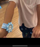 迪士尼（Disney）兒童手表3-6歲女孩愛莎公主小學(xué)生啪啪圈幼兒園寶寶女童玩具表 愛莎公主 曬單實(shí)拍圖