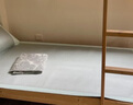 無印良品A類學(xué)生宿舍冰絲床單兩件套夏季寢室涼感絲裸睡被單床蓋床上用品 冰熊-灰【A類母嬰級 涼而不冰】 90*190cm兩件套【床單+枕套*1】 曬單實拍圖