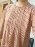 俞兆林媽媽裝夏裝新款中年女裝時尚洋氣套裝女夏季老年人衣服中老年女裝 FTT135 綠色（單件上衣） 4XL 【建議138-148斤】 曬單實拍圖