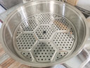 鋼米50cm蒸鍋316不銹鋼三層電磁爐煤氣灶用 商用食堂家用大容量超大號 特厚款（304蒸片） 3層 50cm 曬單實(shí)拍圖