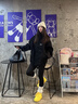 卡米高小白鞋暗夜黑武士內(nèi)增高板鞋女2025新款秋冬厚底單鞋面包休閑潮鞋 柑黃色內(nèi)增高7.5CM 36 曬單實(shí)拍圖