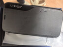 罡殼【翻蓋視窗】蘋果15Pro手機(jī)殼高端翻蓋支架皮套iPhone14promax防摔全包商務(wù)保護(hù)殼 【靜夜黑】 iPhone15 Pro Max 曬單實(shí)拍圖