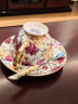 嘉兰 咖啡杯碟套装 欧式茶具英式下午茶杯骨瓷杯碟咖啡杯奶杯果汁杯 英伦玫瑰满金 实拍图