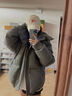 妙奕嘉棉服女士外套棉襖棉衣2025新款秋冬季女裝短款加厚面包服女小個(gè)子 灰色愛(ài)心抽繩防風(fēng)面包服 L 【建議115-130斤】 曬單實(shí)拍圖
