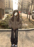 乖米豆pu外套棉服女小個(gè)子短款加厚美拉德復古面包服棉衣2025年新款 卡其色 M 曬單實(shí)拍圖
