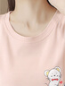 奧蜜雪睡衣女短袖夏季學(xué)生純棉可愛韓版卡通睡裙少女薄款夏天大碼家居服 曬單實拍圖