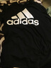 阿迪達斯（adidas）短袖男女款官方 新款運動(dòng)服寬松圓領(lǐng)舒適透氣休閑舒適T恤 白/小logo XS 曬單實(shí)拍圖