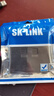 SK-LINK 雙口網(wǎng)絡(luò)面板 86型電腦插座網(wǎng)口面板 電話網(wǎng)絡(luò)模塊通用超五類六類七類信息模塊灰色 SK-MB2S-GY 曬單實拍圖