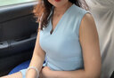 PORTS寶姿女裝夏季純色休閑溫柔風(fēng)三醋酸V領(lǐng)連衣裙ALM8D248PWB017 霧霾藍 S (4) 曬單實(shí)拍圖
