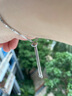 燮樂(lè ) S925銀鑲培育祖母綠手鏈女士鏈子定制款 咫尺 培育祖母綠手鏈 曬單實(shí)拍圖