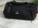 SUBURBIA健身包干濕分離游泳包可單肩雙肩大容量獨立鞋倉圓筒運動(dòng)包黑色 曬單實(shí)拍圖