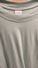 网易严选200g重磅纯棉T恤5A级抑菌不易变形耐水洗夏季短袖男女同款不泛黄 浅绿色 L 晒单实拍图