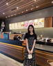UKMR2025新款連衣裙女洋氣拼接短袖假兩件長裙遮肚顯瘦氣質(zhì)減齡碎花裙 C2  黑色碎花 M  95-105斤 曬單實拍圖