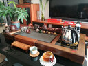 新功（SEKO） 全自動(dòng)雞翅木烏金石茶盤套裝功夫茶具茶道F190 F190配F90茶爐【無(wú)茶具】 曬單實(shí)拍圖