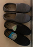 布舍元 單鞋老北京男布鞋防滑夏季鏤空網(wǎng)面透氣涼鞋男士中國風平底套腳網(wǎng)鞋 92X-1023C灰色 43 曬單實拍圖