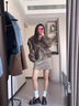 依思 Q（exull）厚底樂(lè)福鞋女2025春季增高輕便英倫小皮鞋女學(xué)院風(fēng)百搭單鞋女鞋 安可拉紅【軟底不累腳】增高6cm 37 曬單實(shí)拍圖