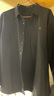 夢(mèng)特嬌（MONTAGUT）男士長(cháng)袖襯衫秋冬加絨加厚燈芯絨保暖襯衣商務(wù)休閑 藏青 52  曬單實(shí)拍圖