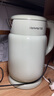 九陽(yáng)（Joyoung）熱水壺燒水壺電水壺 雙層壺體 304不銹鋼 1.5L家用0膠水電水壺 K15FD-W112 曬單實(shí)拍圖