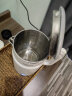 奥克斯（AUX）电水壶热水壶1.7L大容量家用烧水壶双层防烫开水壶304不锈钢一体无缝内胆快速烧水沸腾 15A2C01W 实拍图