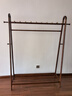 振林（ZHURLINS）全實(shí)木掛衣架落地臥室簡(jiǎn)約家用多功能衣帽架民宿置衣架掛衣服架子 120cm【進(jìn)口白蠟木】 曬單實(shí)拍圖