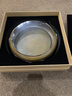 京也純黃銅彩繪圓茶盤高檔輕奢現(xiàn)代家用儲水小茶盤圓形功夫茶托干泡盤 燕來-手繪常喜銅茶盤 曬單實拍圖