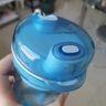 特百惠（Tupperware）晶彩男女學(xué)生運動(dòng)水杯帶濾隔茶水分離茶杯夏季塑料水杯子 冰水藍（帶茶隔）400ml1個(gè) 曬單實(shí)拍圖