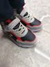 李寧熱斷碼兒童運動(dòng)鞋男童秋冬季中大童防水透氣網(wǎng)鞋小學(xué)生跑步鞋子 1910黑紅皮面防水 37 曬單實(shí)拍圖
