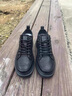 AIZUNSHI男鞋2024秋季新款鞋子男百搭休閑鞋輕便防水皮鞋板鞋潮流勞保鞋子 黑色 42 (260mm) 曬單實(shí)拍圖