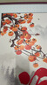 豪咖（HAOKA）玄關(guān)裝飾畫(huà)事事如意柿子畫(huà)入戶壁畫(huà)走廊過(guò)道貼畫(huà)客廳新中式九魚(yú)圖 XG柿柿如意年年有余 寬60高120厘米印框 曬單實(shí)拍圖
