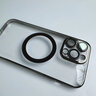 韻寧 適用iPhone16promax手機(jī)殼新款蘋果15手機(jī)保護(hù)殼超薄透明磁吸全包防摔鏡頭膜一體防塵網(wǎng)硬殼輕奢 【磁吸石墨黑+鏡頭膜+防塵網(wǎng)】全包 iPhone15Pro 曬單實(shí)拍圖