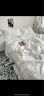 罗莱家纺 沁·暖 100%澳洲羊毛冬被子 6斤 200*230cm 白色 实拍图
