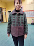 俞兆林媽媽裝秋冬裝時(shí)尚外套女2023新款棉衣中老年女裝保暖洋氣毛呢上衣 咖色加棉 XL 曬單實(shí)拍圖
